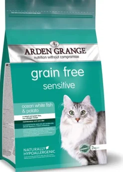 Arden Grange Adult Dry Cat Food Sensitive, Fish