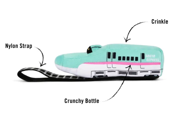 Canine Commute Express Train By P.L.A.Y