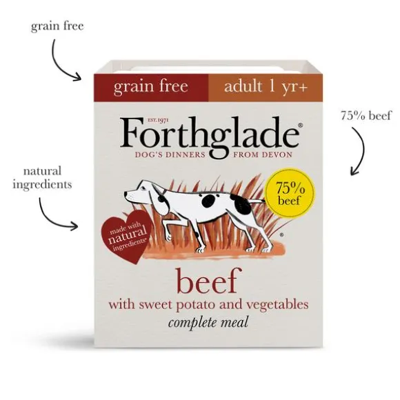 Forthglade - Beef with Sweet Potato & Vegetables Natural Wet Dog Food