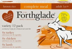 Forthglade Brown Rice Variety Pack Turkey, Lamb & Chicken (12x395g)