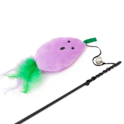 Great & Small Fiesta Cat Dangler Aubergine Cat Toy