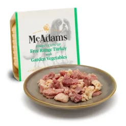 McAdams Whole Free-Range Turkey & Garden Vegetables Dog 150g