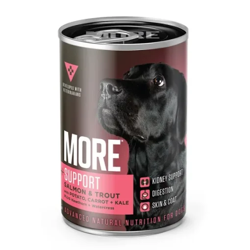 MORE Dog +Kidney Support Salmon & Trout 375g