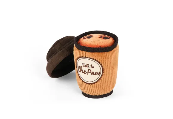 Pup Cup Cafe Latte To Go Dog Toy By P.L.A.Y